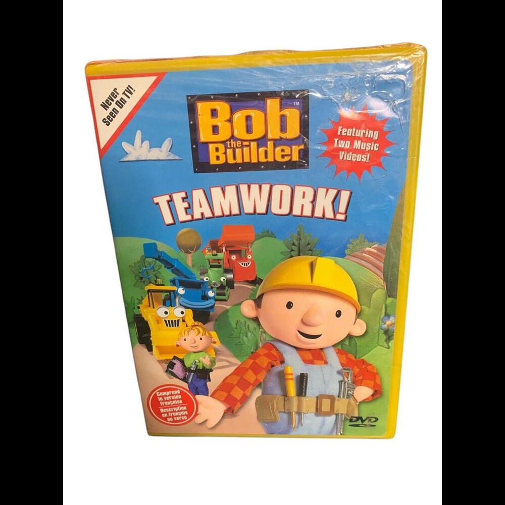 Bob the Builder Teamwork DVD 2010 Canadian English French Sealed Read More